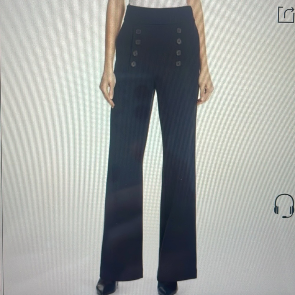 Joie navy blue Ardina high waist sailors pants, size 8